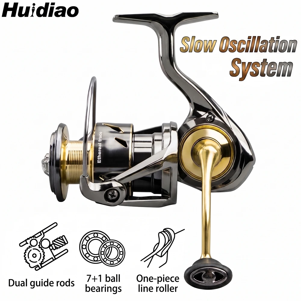 Kastking Reel Zephyr - Huidiao Wasserdichte Spinnrolle mit langsamem Oszillationssystem,