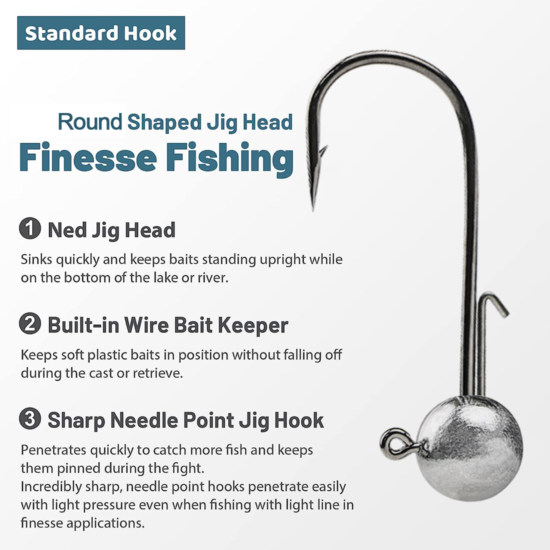 FishTrip 1 ~ 10 Stück Ned Jig  – Fishing Hook Weedless Bewertung und Preis
