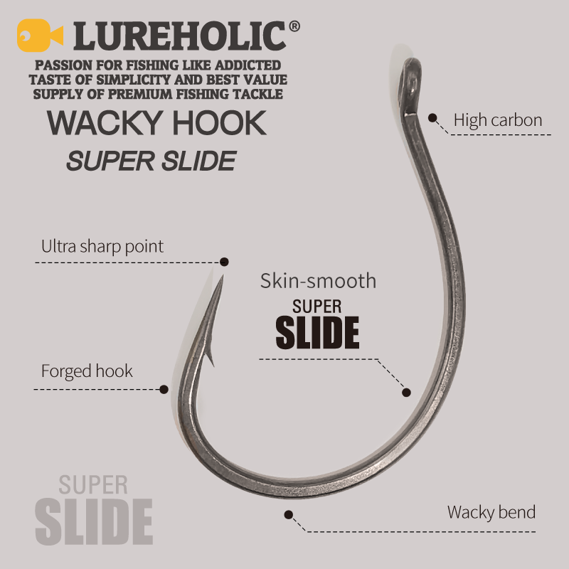 LUREHOLIC PTFE Super Slide Wac – Fishing Hook Offset Bewertung und Preis