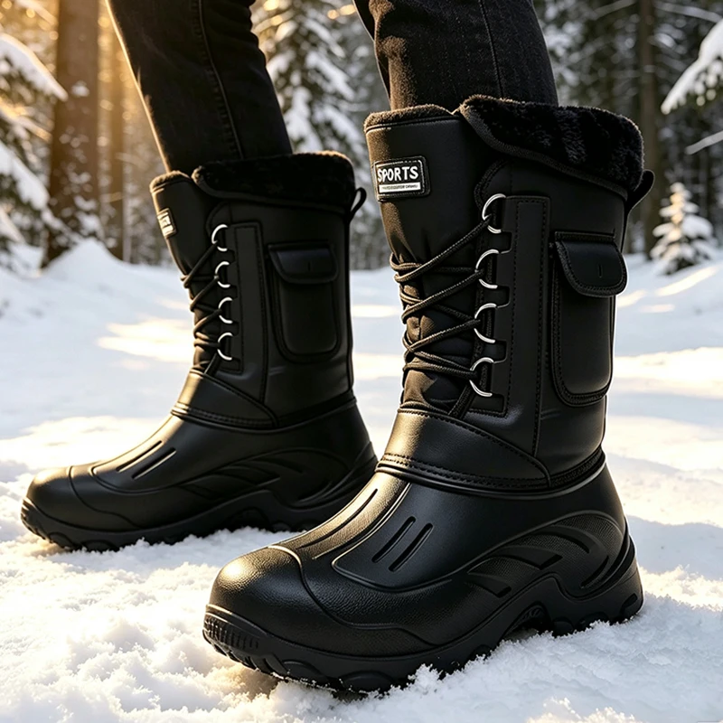 Herren Winter Schneestiefel Ou – Fishing Hook Size Bewertung und Preis