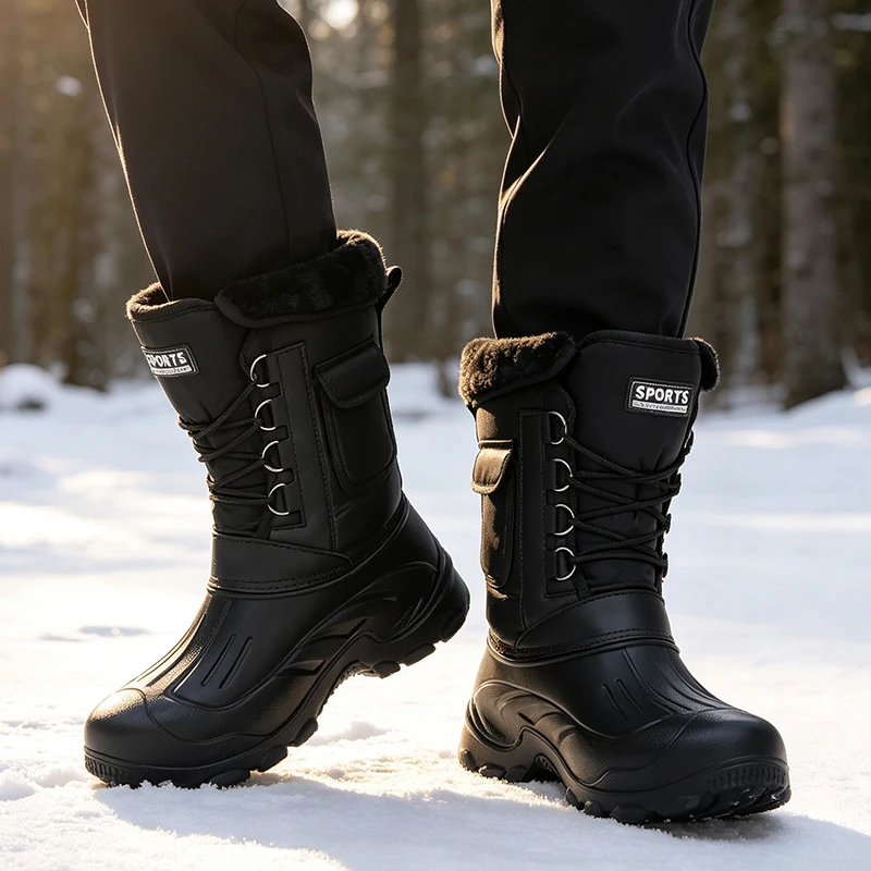 Herren Winter Schneestiefel Ou – Fishing Hook Size Bewertung und Preis